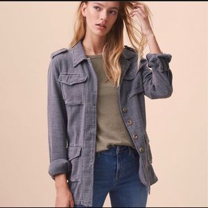 Sundry Star Studded Army Jacket Size L NWOT